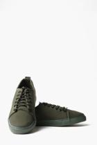 Boohoo Lace Up Trainers With Toggle Fastening Khaki