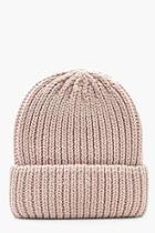 Boohoo Chunky Rib Knit Beanie