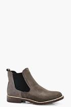 Boohoo Niamh Glitter Trim Chelsea Boots