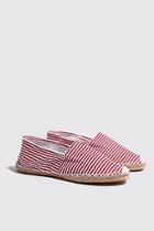 Boohoo Stripe Canvas Espadrilles
