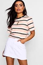 Boohoo Poppy Stripe T-shirt