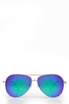 Boohoo Katy Mirrored Aviator Sunglasses