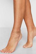 Boohoo Infinity And Heart Anklet Pack