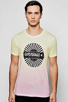 Boohoo Amnesia License Ombre T Shirt