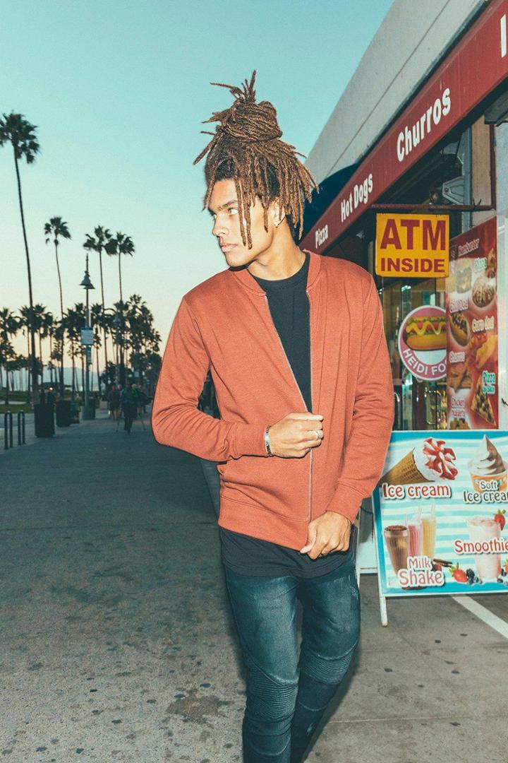 Boohoo Basic Jersey Bomber Rust