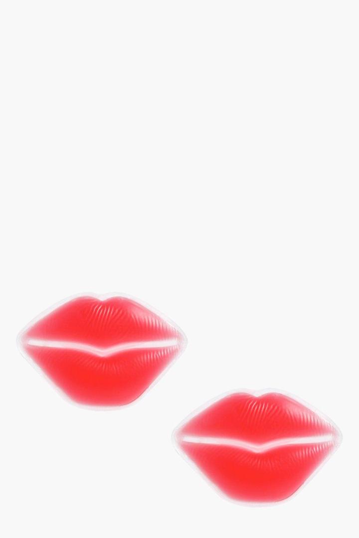 Boohoo Lip Nipple Covers Red