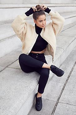 Boohoo Super High Waist Power Strectch Skinny Jeans