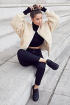 Boohoo Super High Waist Power Strectch Skinny Jeans