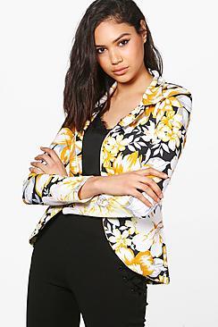 Boohoo Harriet Floral Blazer