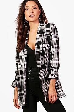 Boohoo Chaise Check Blazer