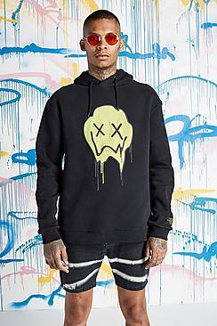 Boohoo Quavo Drip Face Hoodie