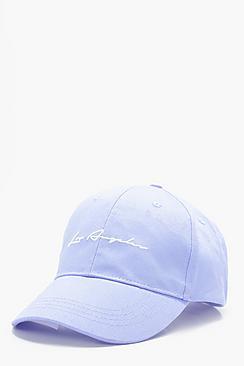 Boohoo Los Angeles Signature Embroidered Cap