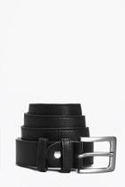 Boohoo Metal Buckle Smart Pu Belt Black