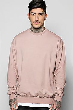 Boohoo Oversized Longline Sweatshirt
