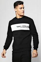 Boohoo Man Collection Contrast Panel Sweater