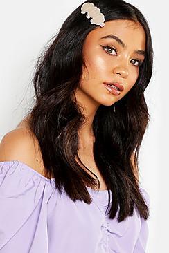 Boohoo Resin Shell Hair Slide