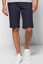 Boohoo Navy Chino Shorts