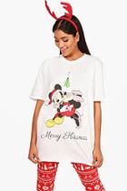 Boohoo Lauren Mickey & Minnie Sleep T-shirt