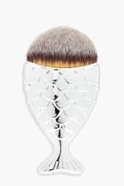 Boohoo Silver Mermaid Brush