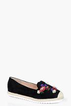 Boohoo Maisie Embroidered & Embellished Espadrille