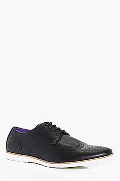 Boohoo Contrast Sole Brogue
