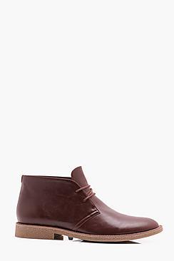 Boohoo Pu Chukka Boot