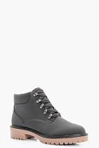 Boohoo Low Ankle Chunky Hiker Boots