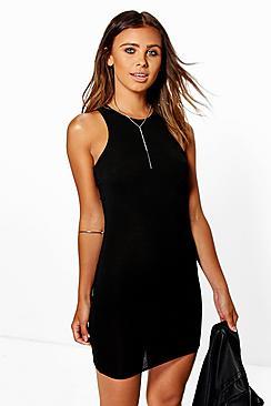 Boohoo Petite Philly Sleeveless Mini Bodycon Dress