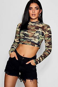 Boohoo Distressed Denim Mom Short