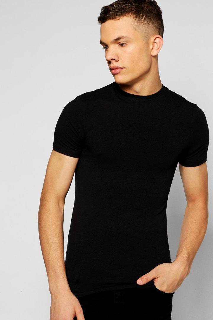Boohoo 5 Pack Muscle Fit T Shirts Multi