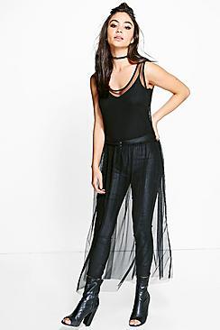 Boohoo Astrid Tulle Midi Dress