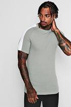 Boohoo Man Signature Muscle Fit T-shirt With Contrast