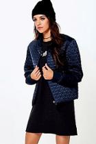 Boohoo Boutique Sofia Quilted Bomber Jacket