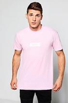 Boohoo Pastel Man Dash Print T-shirt