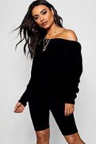 Boohoo Off The Shoulder Slouchy Sweater