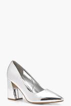 Boohoo Saskia Flared Heel Courts