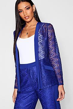 Boohoo Lace Blazer