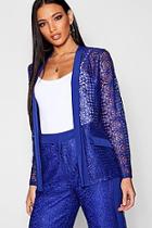 Boohoo Lace Blazer