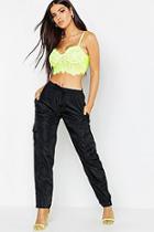 Boohoo Cargo Pocket Shell Suit Jogger