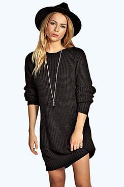Boohoo Maria Soft Knit Jumper Dress