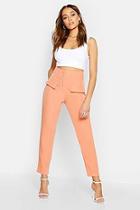 Boohoo Woven Contrast Stitch Pocket Trouser