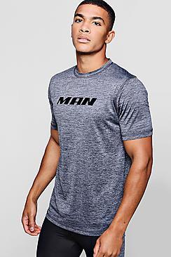 Boohoo Active Gym Injected Slub T-shirt