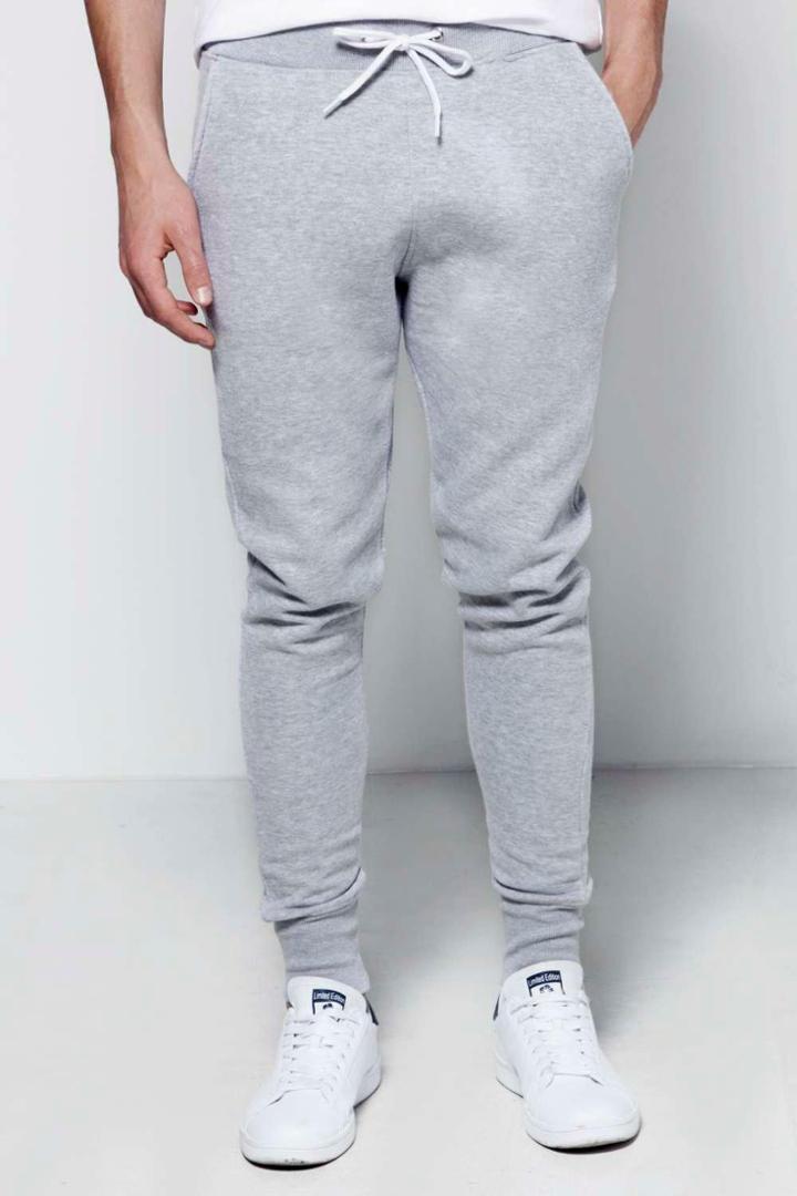 Boohooman Slim Fit Joggers Grey