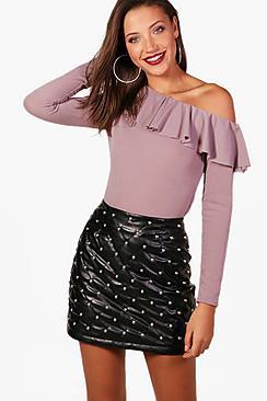 Boohoo Tall Kara One Shoulder Jumper