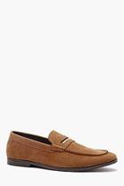 Boohoo Faux Suede Tape Detail Loafer