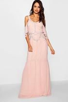 Boohoo Tall Kiera Boutique Embellished Maxi Dress