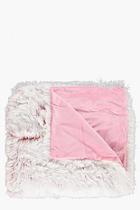 Boohoo Soft Touch Fluffy Fleece Lined Throw