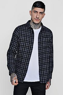 Boohoo Large Check Flannel Shirt