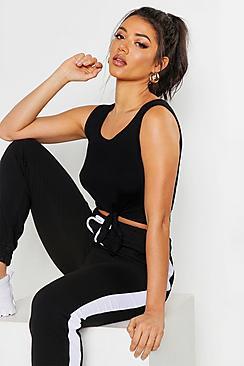 Boohoo Tie Front Vest