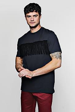 Boohoo French Montana Tassel T-shirt